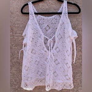 Free‎ people Elegant White Lace Women’s swimsuit cover